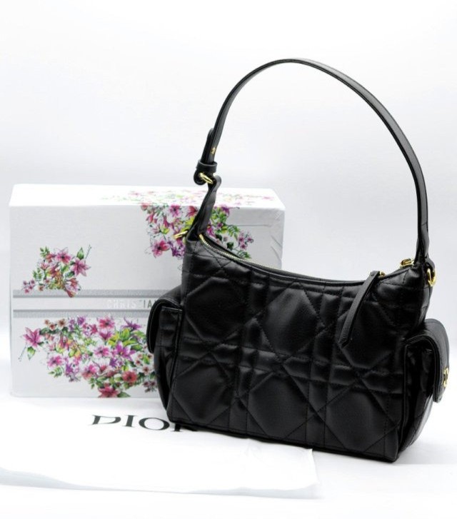 DO 디올 플랫 매크로 까나쥬 크링클 블랙 