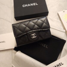 CN 샤넬 클래식 덮개 카드지갑 