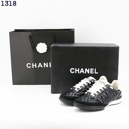 CN 샤넬 CC 캐비어 스니커즈 (블랙)