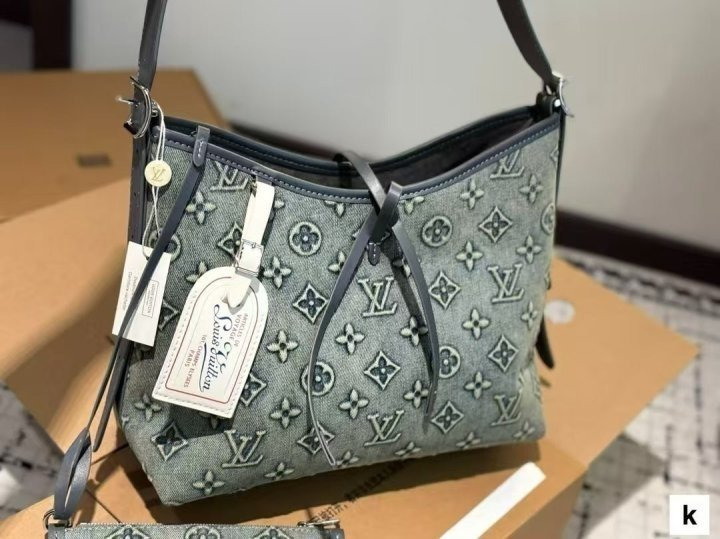 LV 루이비통 데님 캐리올 