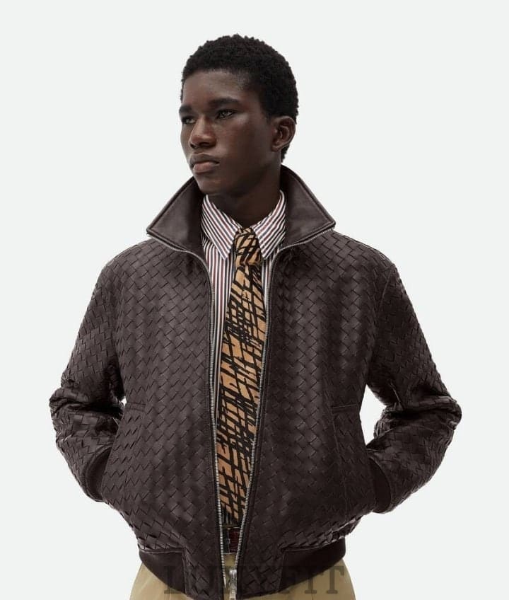 BT 보테가 베네타 889 인트레치아토 가죽자켓