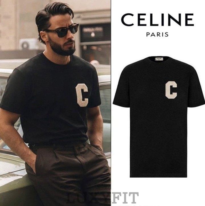 CL 셀린느 "C "보플패치 커플티셔츠