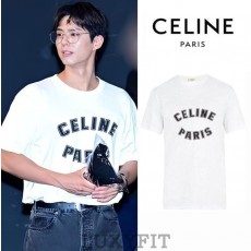 CL 셀린느 그래피티 커플 티셔츠