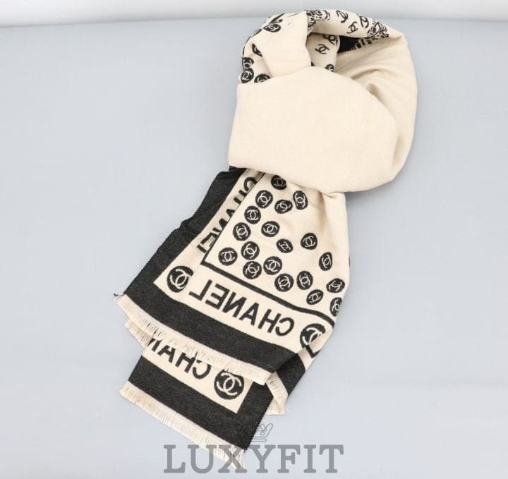 CN 샤넬 로고 양면 머플러