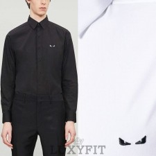 FD 펜디 eyes 자수 셔츠