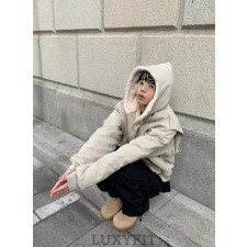 LL 로로피아나 카빙 후드 아우터