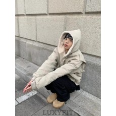 LL 로로피아나 카빙 후드 아우터