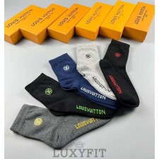 LV 루이뷔통 남녀공용 5종 양말세트