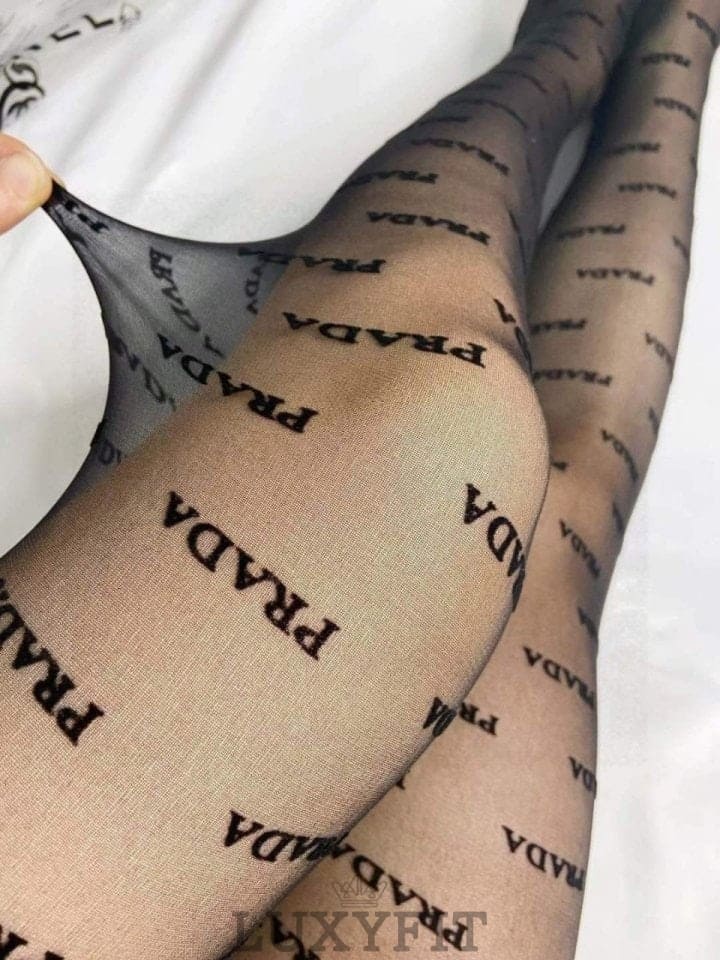 PD 프라다 레터링로고 팬티스타킹