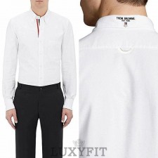 TB 톰브라운 옥스포드 깃로고 셔츠
