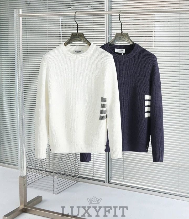 TB 톰브라운 사이드립 니트