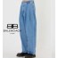 BC 발렌시아가 데님 와이드 핀턱 팬츠
