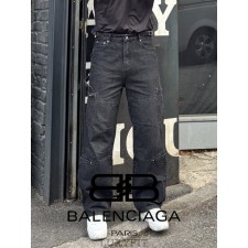 BC 발렌시아가 찡 포켓 카고 청바지