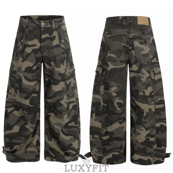 BC  발렌시아가 카모 카고 팬츠
