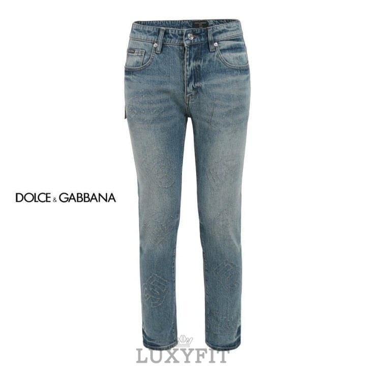 DG 돌체앤가바나 스크래치 전판 로고 슬림 일자진