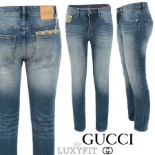 GC 구찌 자가드 포켓 레어어드 슬림 일자진