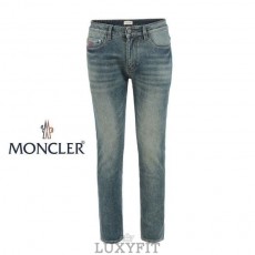 MC 몽클레어 더블 자수 엠보 슬림 일자진