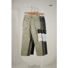 ST 스톤 아일랜드 와펜 패치 레귤러핏 카고 팬츠