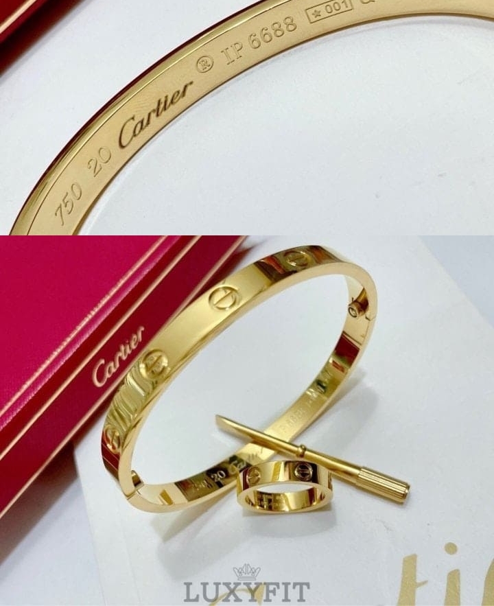 CT 까르띠에 러브 팔찌 반지 세트