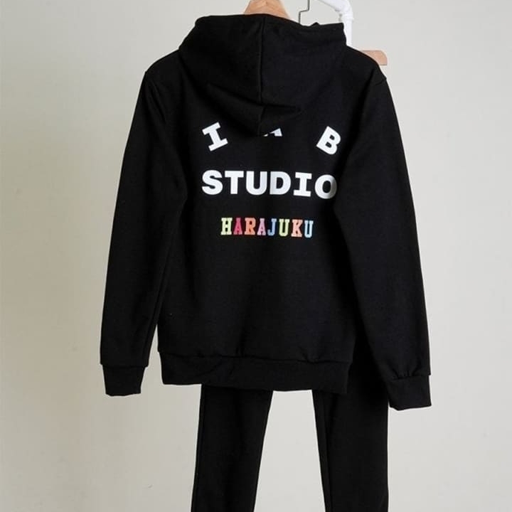 IA 아이앱 하라주쿠 후드 조거세트