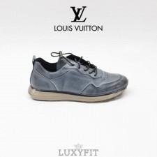 LV 루이뷔통 가죽 스니커즈
