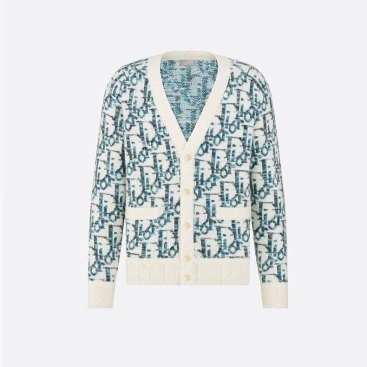 DO 디올 M11 캐시미어 오블리크 Oblique 가디건