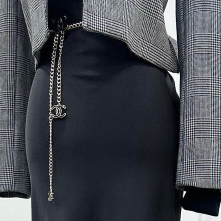 CN 샤넬 이니셜 체인 벨트&목걸이