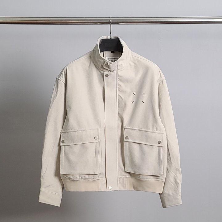 MG 메종 마르지엘라 로고패치 포켓 자켓