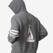 TB 톰브라운 25FW 인타르시아 보트 후드 집업