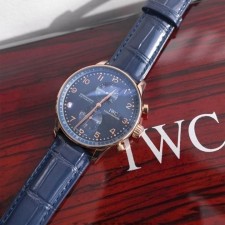IW IWC 샤프하우젠 포르투기저 블루다이얼