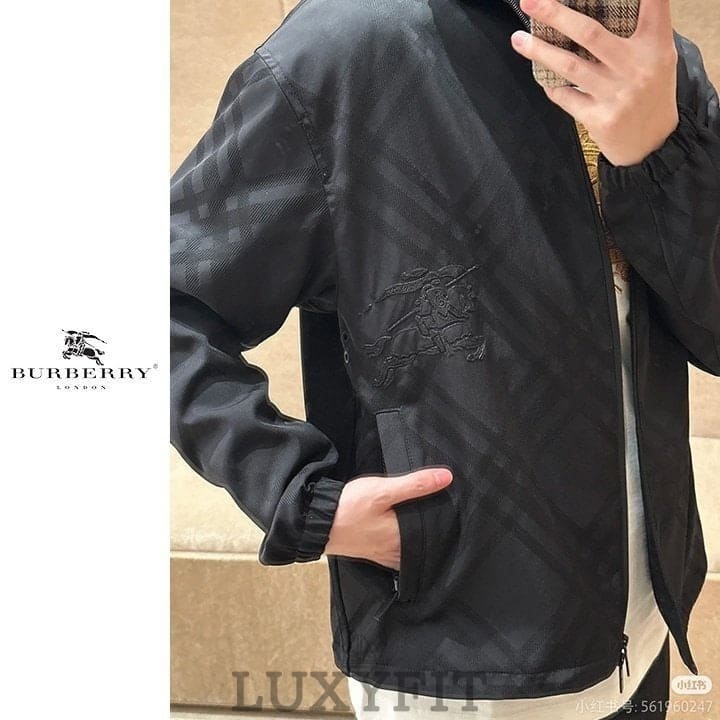 BB 버버리 블랙 컬러체크 자켓 (수입)