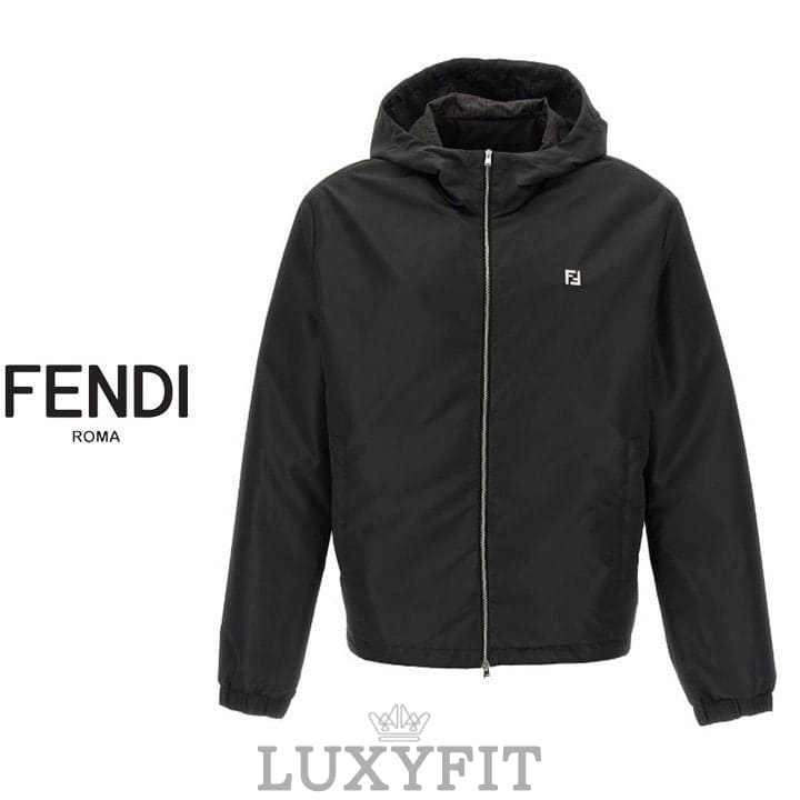 FD 펜디 [F] 블루종 테크니컬 패브릭자켓 (수입)