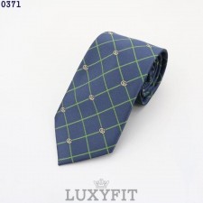 GC 구찌 GG로고 라인 체크 넥타이