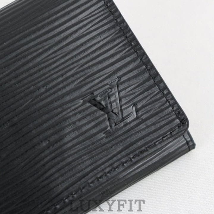 LV 루이뷔통 엔벨로페 카르트 드 비지트 에삐블랙