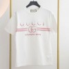 GC 구찌 프린트 코튼 저지 티셔츠