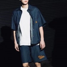 LV 루이비통 남성 데님 셔츠+반바지-1335