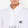MU 미우미우 영문로고 셔츠