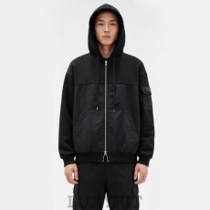 PD 프라다 배색포인트 후드집업