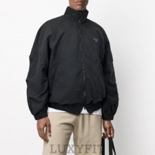 PD 프라다 집업 윈드블루종