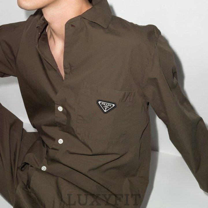 PD 프라다 포켓플레이트 셔츠
