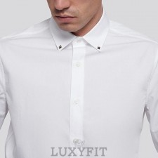 VT 발렌티노 스터드 솔리드셔츠