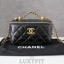 CN 샤넬 [고급] 체인 탑핸들 베니티백 램스킨 1