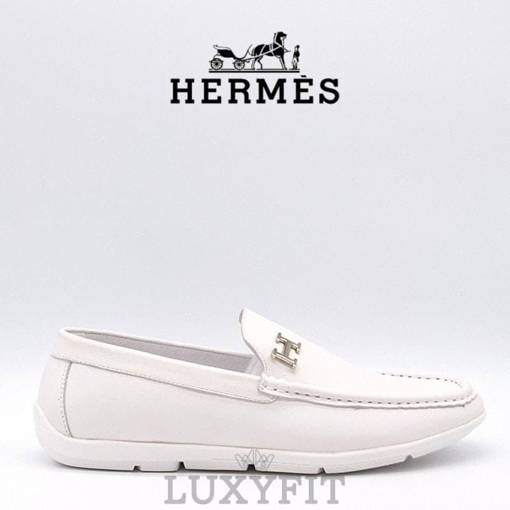 HM 에르메스 남성 가죽 로퍼