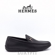 HM 에르메스 남성 가죽 로퍼