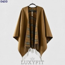 BB 버버리 체크 울 리버시블 캐시미어 케이프