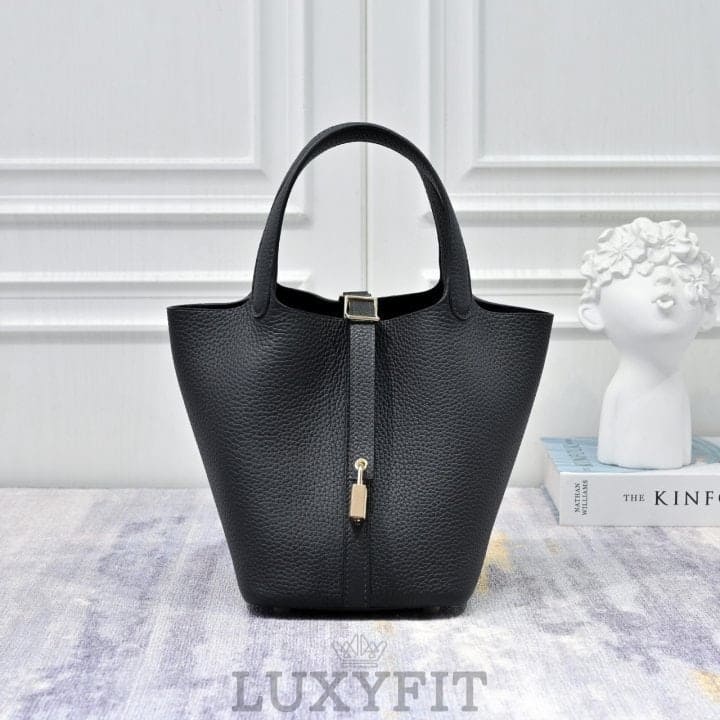 HM 에르메스 피코탄18 블랙 금장