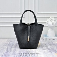 HM 에르메스 피코탄18 블랙 금장