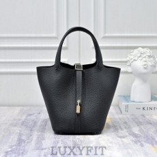 HM 에르메스 피코탄18 블랙 금장