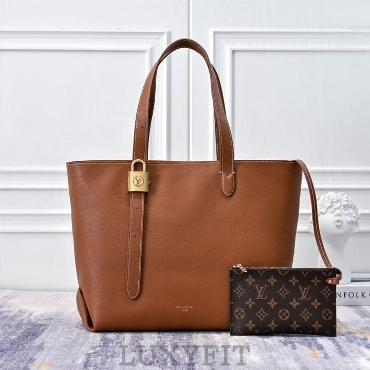 LV 루이비통 로우 키 카바스MM 브라운(M25342)