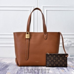 LV 루이비통 로우 키 카바스MM 브라운(M25342)